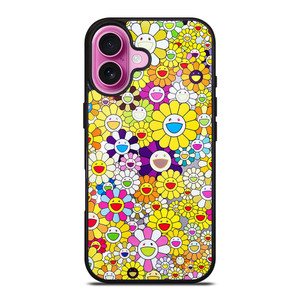 iPhoneケース iPhone - Murakami.Flowers Flower Field Phone Case TAKASHI MURAKAMI FLOWERS YELLOW iPhone 16 Case